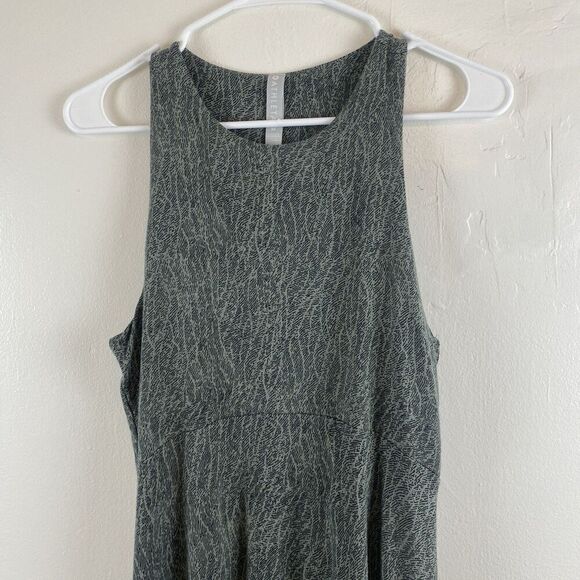 Athleta Santorini Thera Dress Womens M Green Gray Stretch Athleisure Casual - Picture 2 of 12
